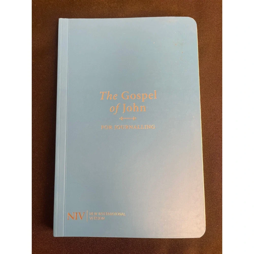 NIV The Gospel of John For Journaling Blue Softcover Pocket Bible Study